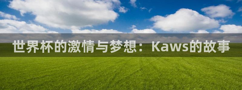 世界杯对阵表：世界杯的激情与梦想：Kaws的故事